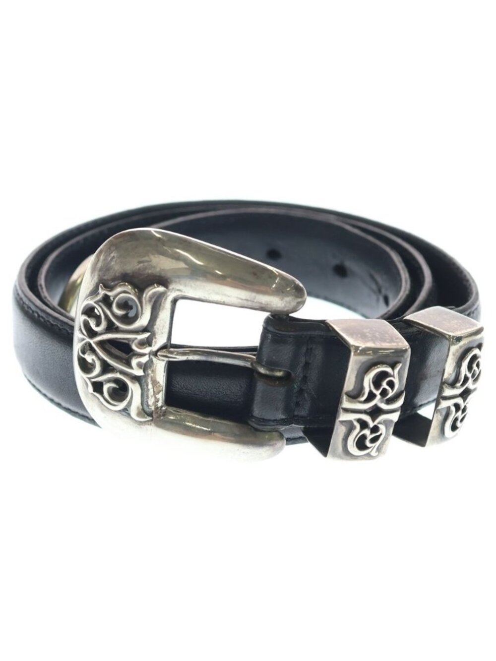 Chrome Hearts Blt Classic 1.0 Leather Belt Black